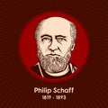 Philip Schaff 1819 - 1893 was a Swiss-born, German-educated Protestant theologian and ecclesiastical historian