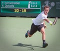 Philipp Kohlschreiber at the 2010 BNP Paribas Open Royalty Free Stock Photo