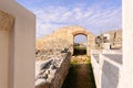 Philippi theater Proskenion or Proscenium entrance Royalty Free Stock Photo