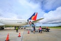 Philippine Airlines PAL at Boracay Airport in Caticlan, Philip Royalty Free Stock Photo