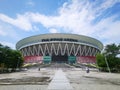 The Philippine Arena largest dome arena in the world with 55 thousand seating capacity inside