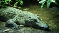 Philippine Crododile - Crocodylus mindorensis Royalty Free Stock Photo