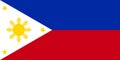 Philippine flag vector Royalty Free Stock Photo