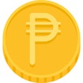 Philippine peso coin, official currency of the Philippines