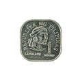 1 philippine sentimo coin 1975 obverse