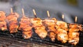 Philippine Style Pork Skewers Royalty Free Stock Photo