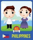 Philippines AEC doll Royalty Free Stock Photo