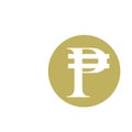 philippines banking currency symbol, peso vector icon Royalty Free Stock Photo