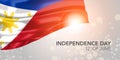 Philippines happy independence day vector banner, greeting card