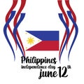 Philippines Independent Day Vector Template Design Illustration - Vector
