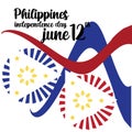 Philippines Independent Day Vector Template Design Illustration - Vector