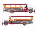 Philippines transportation Jeepney icon vector