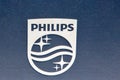 Philips electric shaver logo closeup