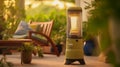 Philips Ht20 V3 Portable Outdoor Heater - Light Green And Dark Gold