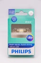 Philips Led-Fest 30mm car bulb LED Royalty Free Stock Photo