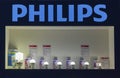 Philips lighting company booth at CEE 2015, the largest electronics trade show in Ukraine Royalty Free Stock Photo