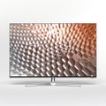 Samsung S5 Tv: Bright White Back With Shiny Bumpy Texture