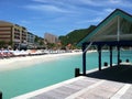 Philipsburg, St. Maarten Dock and Beach Royalty Free Stock Photo