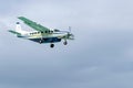 St Barth commuter aircraft, a Cessna 208B Grand Caravan regional airliner Royalty Free Stock Photo