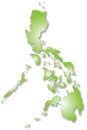 Phillipines map Royalty Free Stock Photo