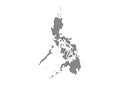 Phillipines State Map Vector silhouette