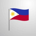 Phillipines waving Flag