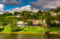 Phillipsburg, New Jersey, seen across the Delaware River from Ea Royalty Free Stock Photo