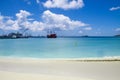 Phillipsburg seaport in Saint Martin Caribbean Sea Royalty Free Stock Photo