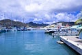 Phillipsburg seaport in Saint Martin Caribbean Sea Royalty Free Stock Photo