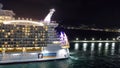 Phillipsburg St.Maarten Nov 17 2021 Royal Caribbean Cruise ship departing from the port of St.Maarten