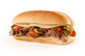 Philly cheesesteak sandwich Royalty Free Stock Photo
