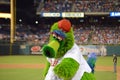 Philly Phanatic in Action Royalty Free Stock Photo