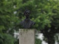 Philosopher Bertrand Russell statue in London Royalty Free Stock Photo