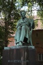 Philosopher and writer SÃÂ¸ren Kierkegaard`s statue in Copenhagen, Denmark Royalty Free Stock Photo