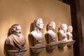 Philosophers busts in Museum in Berlin Germany