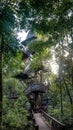 Philosophers Tower at Bosque Alemao German Forest Park - Curitiba, Parana, Brazil