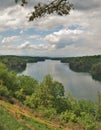 Philpott Lake Overlook in the Blue Ridge Mountains Royalty Free Stock Photo