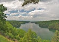 Philpott Lake Overlook in the Blue Ridge Mountains Royalty Free Stock Photo