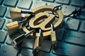 Email encryption security Royalty Free Stock Photo