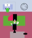 phishing hacker illustration