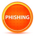 Phishing Natural Orange Round Button Royalty Free Stock Photo