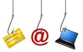 Phishing For Personal Data Royalty Free Stock Photo