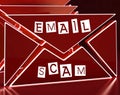 Phishing Scam Email Identity Alert 3d Rendering Royalty Free Stock Photo