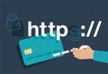 Phishing website - card number stealing