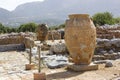 Phitos in minoan Palace of Malia - Crete Royalty Free Stock Photo