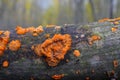 Phlebia radiata fungus