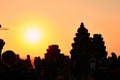 Phnom Bakheng Temple at sunset Royalty Free Stock Photo