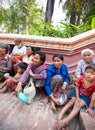 PHNOM PENH, CAMBODIA - homeless people
