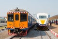 State Railway of Thailand Thai-Cambodia International Train and Royal Railway Airport Shuttle Train at Phnom Penh Railway station