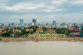 Phnom Penh city bird view